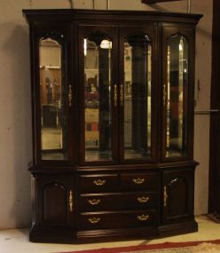 Thomasville Mahogany Breakfront 