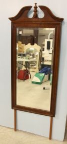 Mahogany Beveled Mirror