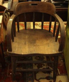 Oak Tavern Arm Chair 