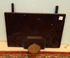 Mahogany Wall Hanging Candle Holder 