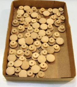 Box of Wood Knobs 
