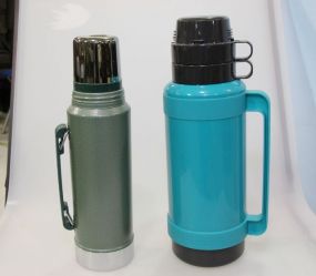 Two Thermos Bottles 