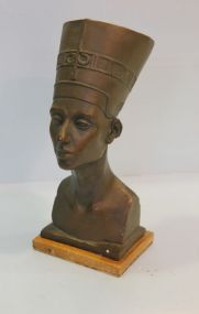 Painted Ceramic Egyptian Head