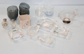 Glass Ashtrays, Shakers & Condiment