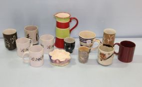 Eleven Mugs & Ceramic Bowl