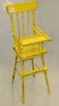 Yellow Doll Highchair 