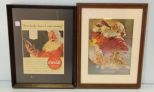 Two Santa Coke Prints