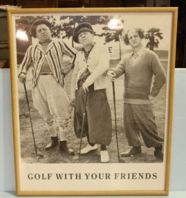 Golf with Your Friends & Three Stooges Poster 