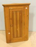 Pine Hanging Corner Cabinet