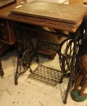 Antique Sewing Machine with Iron Base