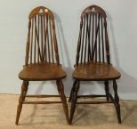 Two Windsor Style Chairs 