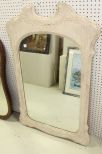 Mirror in Painted White Frame 