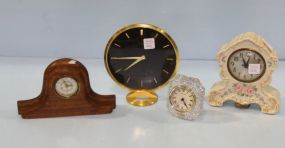 Group of Various Clocks 