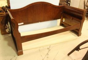 Mahogany Sleigh Daybed 