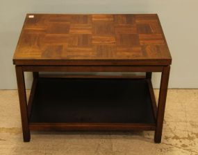 Checkered Top Side Table 