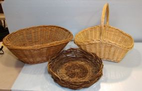 Three Woven Baskets 