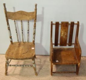 Two Child's Chairs 