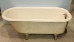 Porcelain Clawfoot Bathtub 