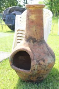 Terra Cotta Chiminea 