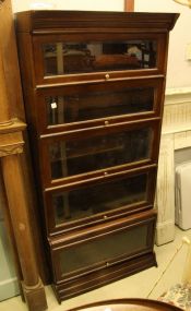 Mahogany Five Stack Bookcase