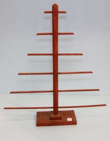 Red Wood Christmas Tree 