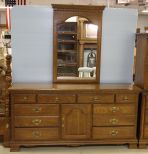 Contemporary Bureau with Mirror 