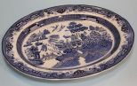 Large Blue Willow Platter