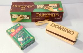 Dominos, Outburst Travel Edition & Rummy-O II Game