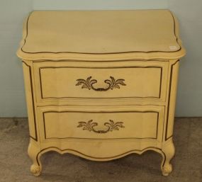 Queen Anne French Provincial Nightstand 