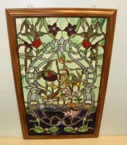 Flowered Stained Glass Window 