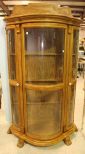 Oak Clawfoot China Cabinet