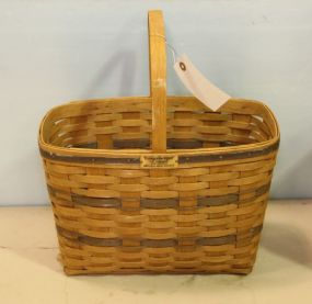 Longaberger Single Handle Bread and Milk Basket 1987