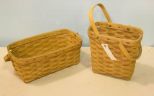 Two Longaberger Baskets