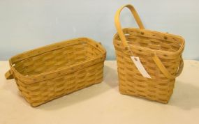 Two Longaberger Baskets