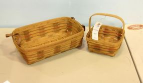 Two Longaberger Baskets