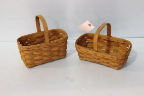 Two Small Longaberger Baskets