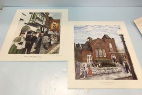 Two Artist Signed T. Alford Prints