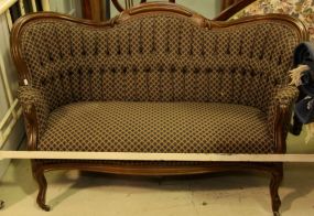 Walnut Victorian Settee