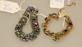 Pair of Costume Link Bracelets 