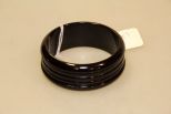 Black Bakelite Bangle 