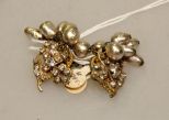 Miriam Haskell Baroque Pearl Earrings 