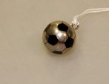 Silver Soccer Ball Pendant