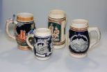 Four German Mugs
