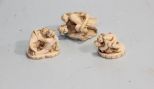 Three Oriental Sex Statues