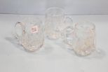 Three Crystal Mugs