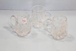 Three Crystal Mugs 