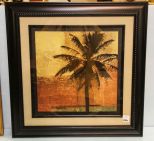 Palm Tree Picture & Wood Piece