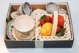 Milk Glass Mugs, Compote & Flower Pots