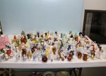 Large Collection of Miniature Vases, Pigs, Elephant & Owl
