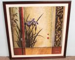 Large Framed Flower Print